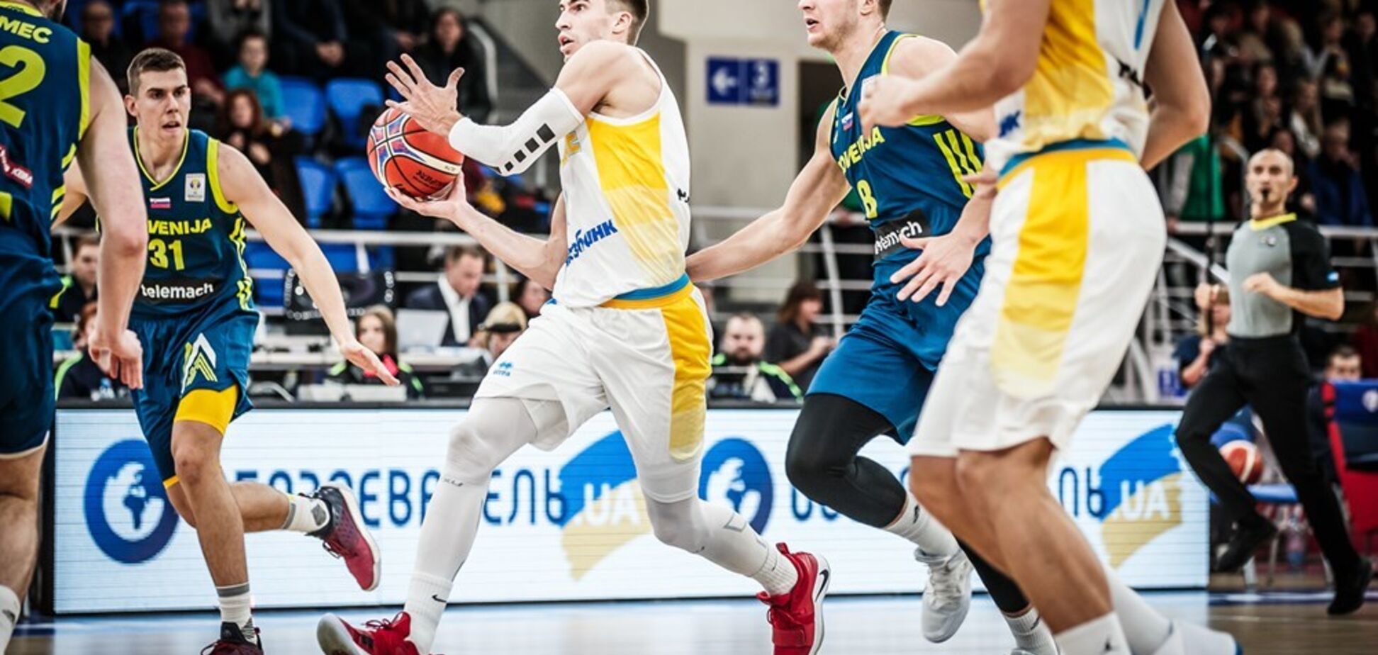 Україна розгромила чемпіонів Європи у відборі КС із баскетболу
