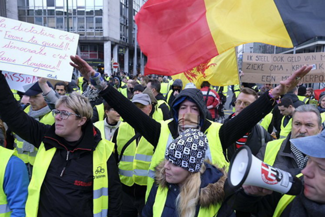 Заблокированы центральные улицы Брюсселя