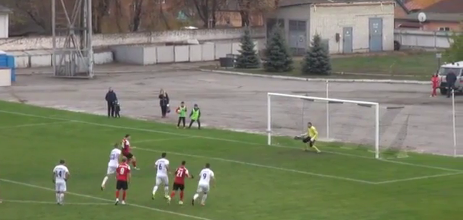 Воротар зробив найбільш незвичайний сейв в історії українського футболу