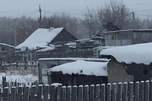 Сгоревший дом