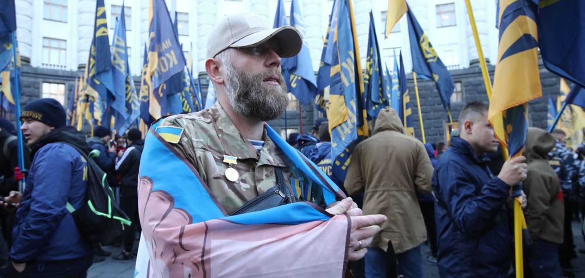 Ветерани вийшли під Кабмін вимагати створення свого міністерства