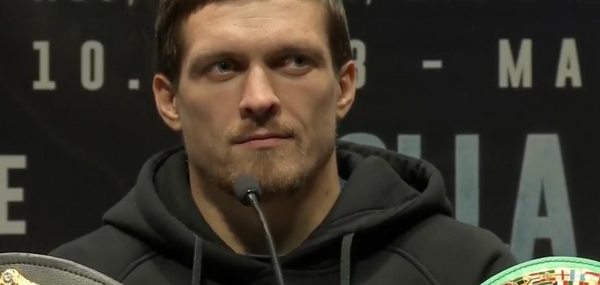 ''Киндер-сюрприз'': Усик отжег на пресс-конференции с Белью - опубликовано видео