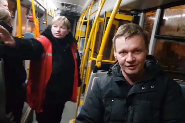 ''Чудовище'': в киевском троллейбусе разгорелся скандал