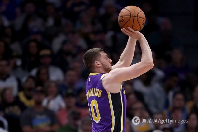 'Лейкерс' отказались отдавать украинца Михайлюка в другой клуб
