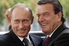 Герхард Шредер и Владимир Путин