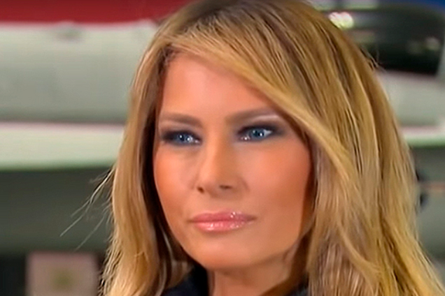 ''Использовала средство мужа'': в сети высмеяли новую прическу Меланьи Трамп