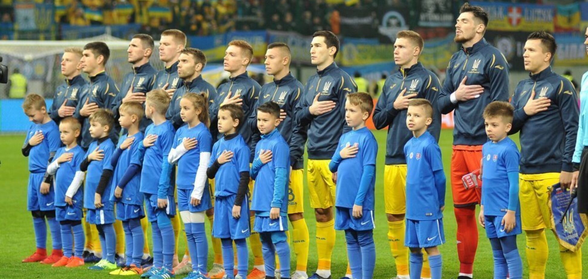 Сборная Украины по футболу узнала соперников в отборе Евро-2020