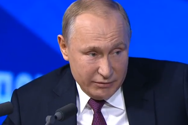 Володимир Путін на прес-конференції