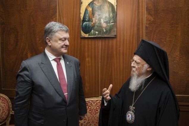 Варфоломей и Порошенко