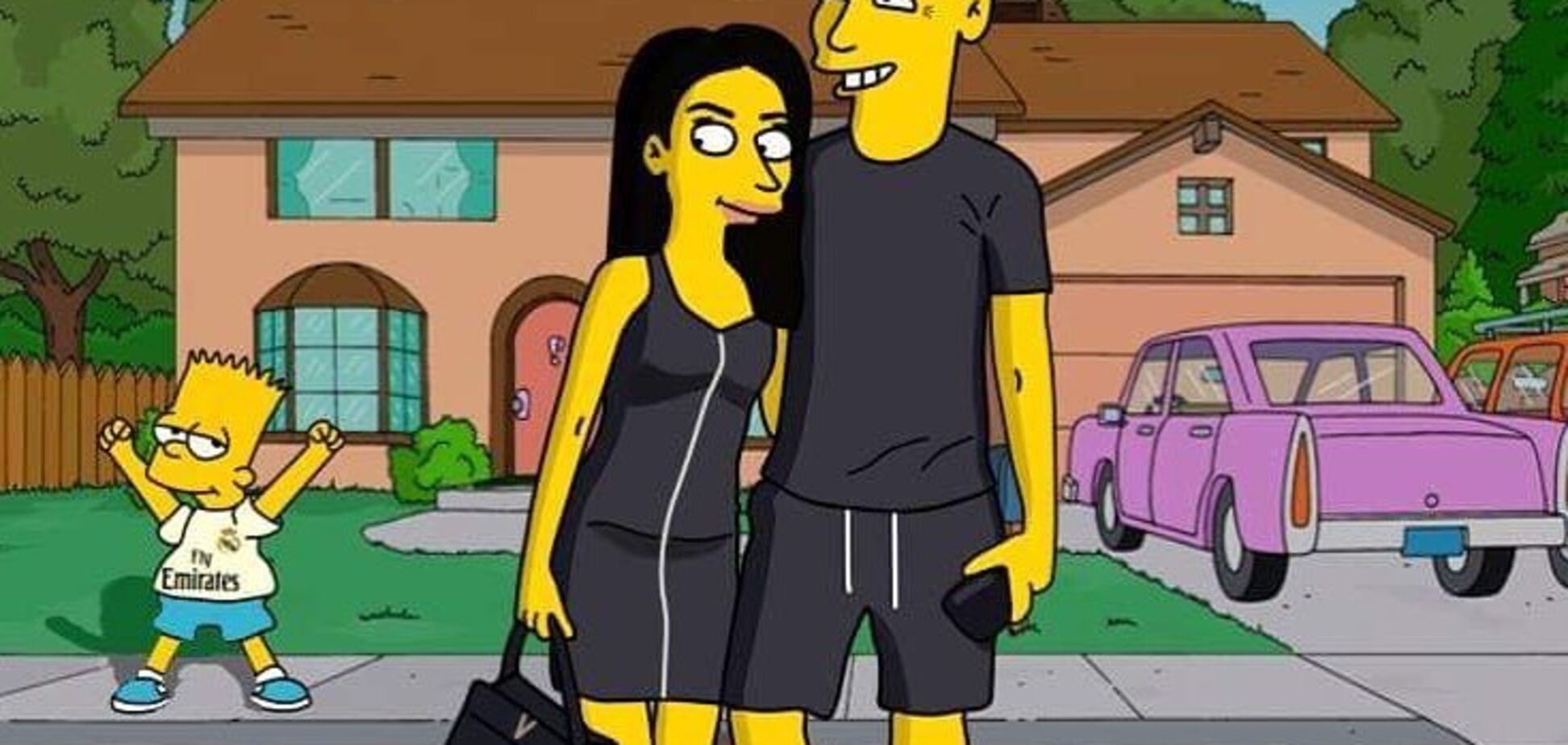 Андрій Лунін з подругою Настею Томазова