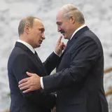 Владимир Путин и Александр Лукашенко