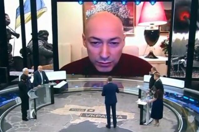 Дмитрий Гордон в эфире "Россия 1"