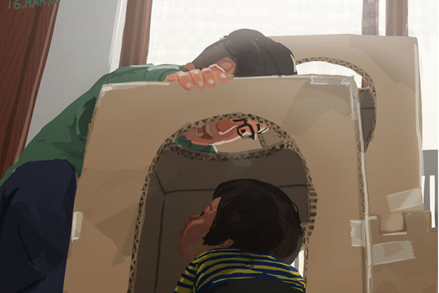 В сети появился трогательный комикс об отцах-одиночках