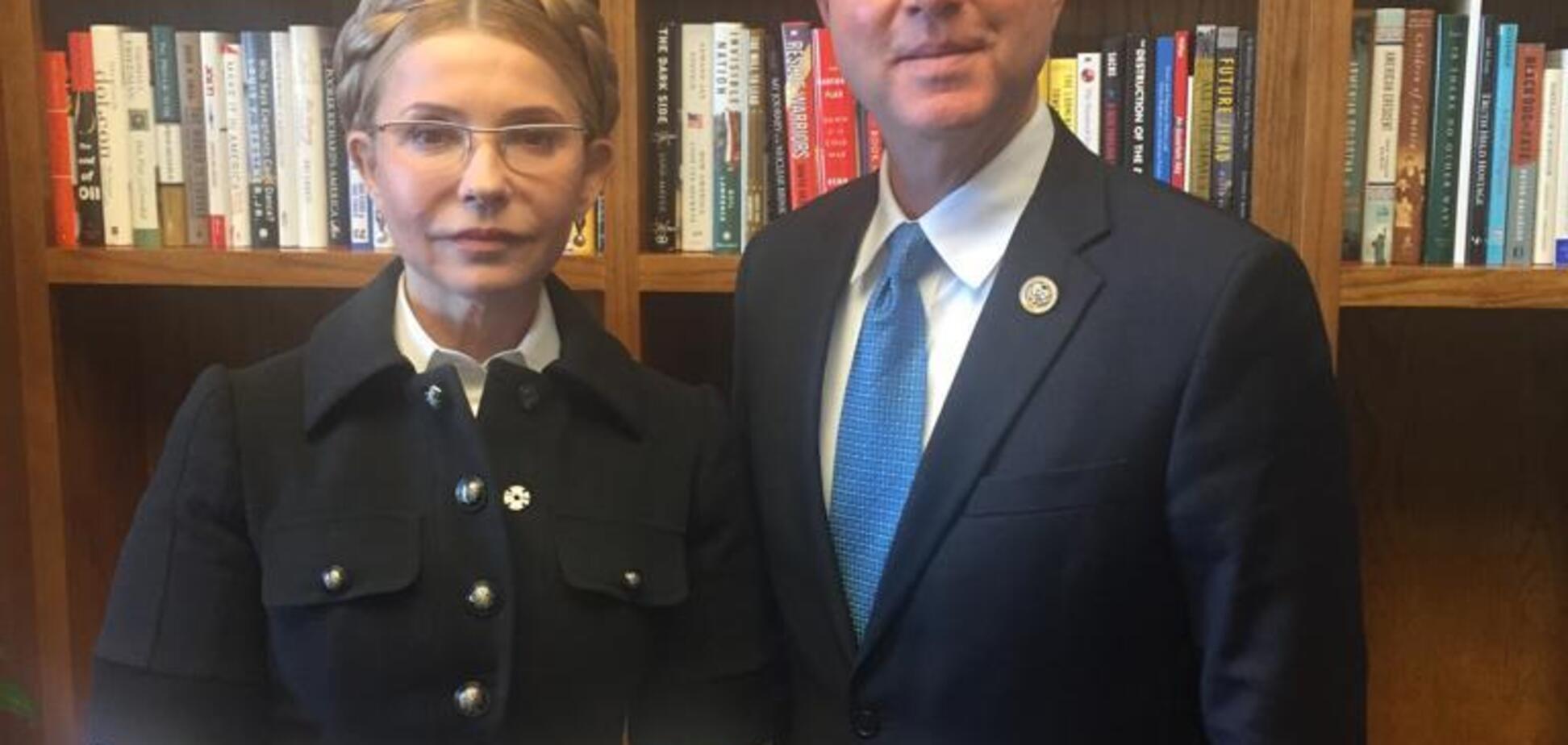 Тимошенко встретилась с конгрессменом Адамом Шиффом