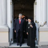 Петр Порошенко и патриарх Варфоломей