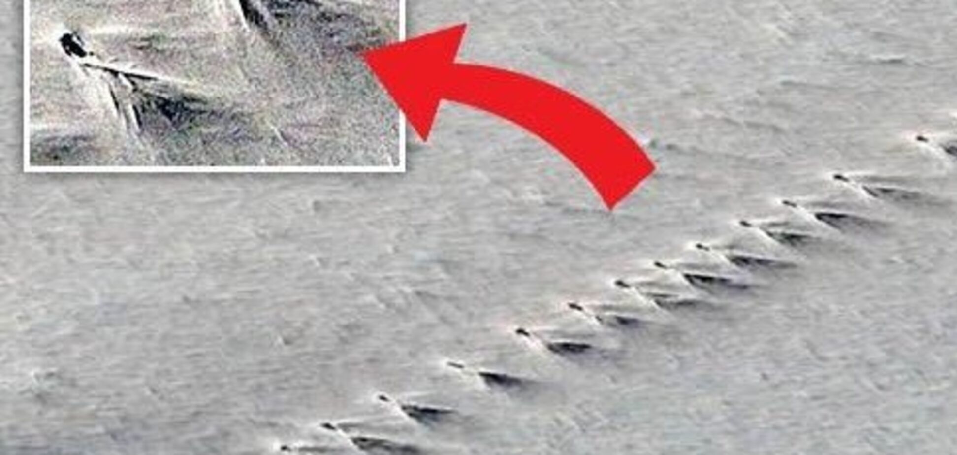 Стародавні піраміди і військова база: в Антарктиді виявили дивні сліди