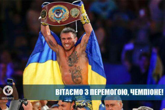 Ломаченко с нокдаунами победил в чемпионском бою