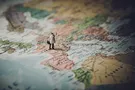 Географическая карта и человек