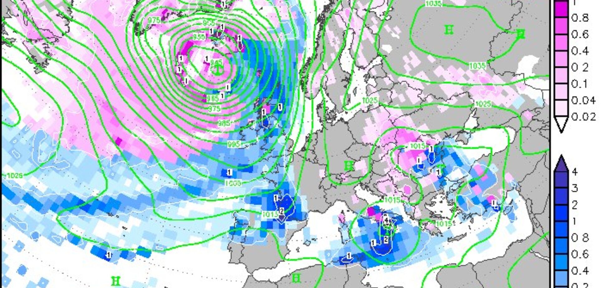 Снегопад в Украине