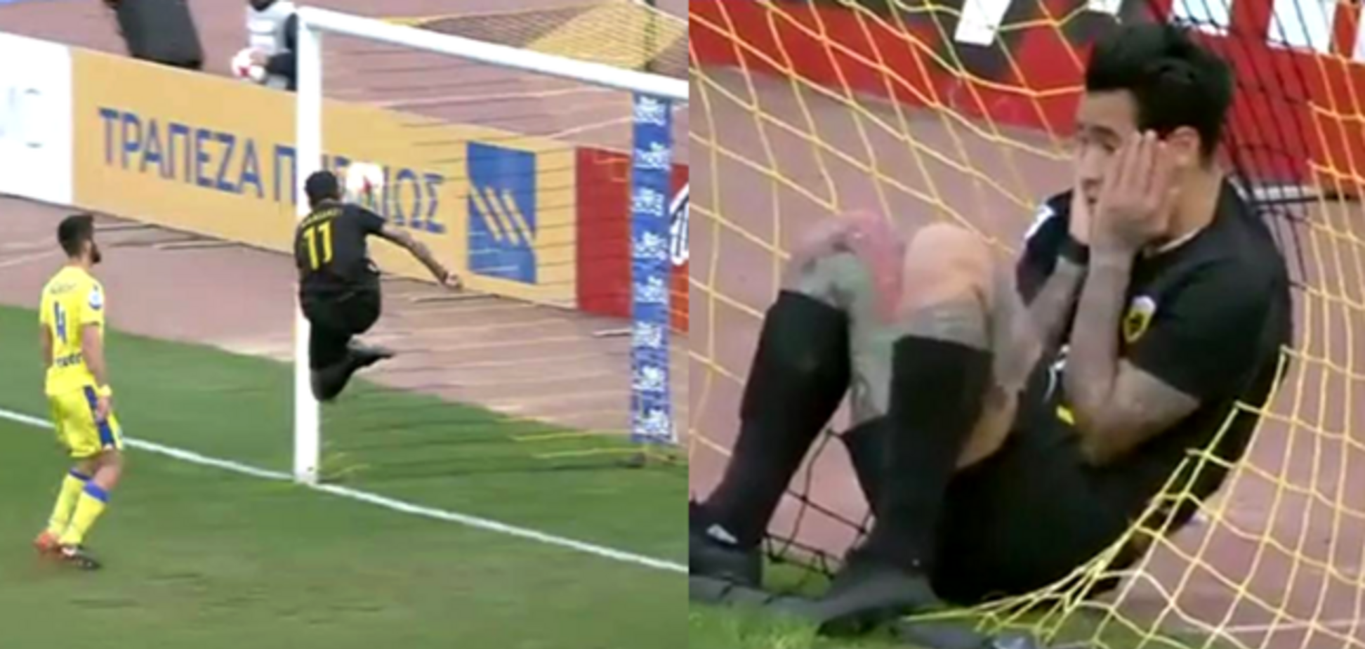 Футболіст АЕКа дико осоромився перед матчем з 'Динамо' в Лізі Європи: відео фейлу