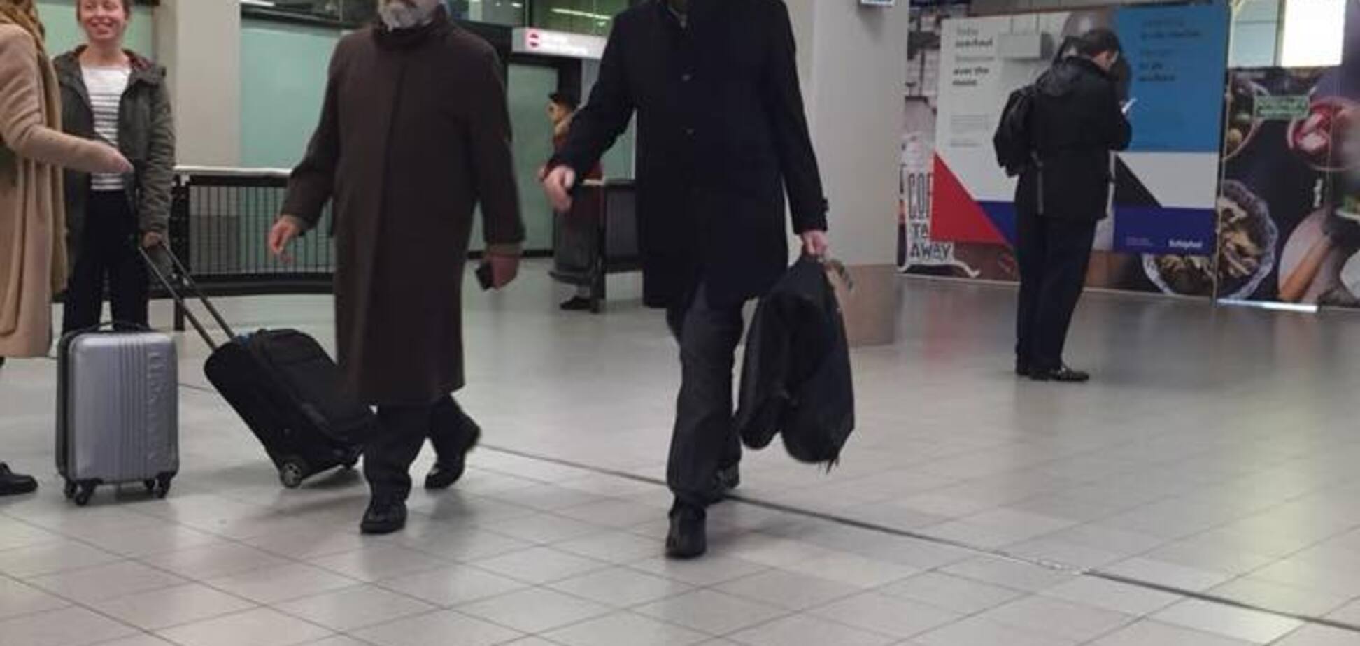 'Тяжела разлука с Украиной': Саакашвили застукали в аэропорту Амстердама