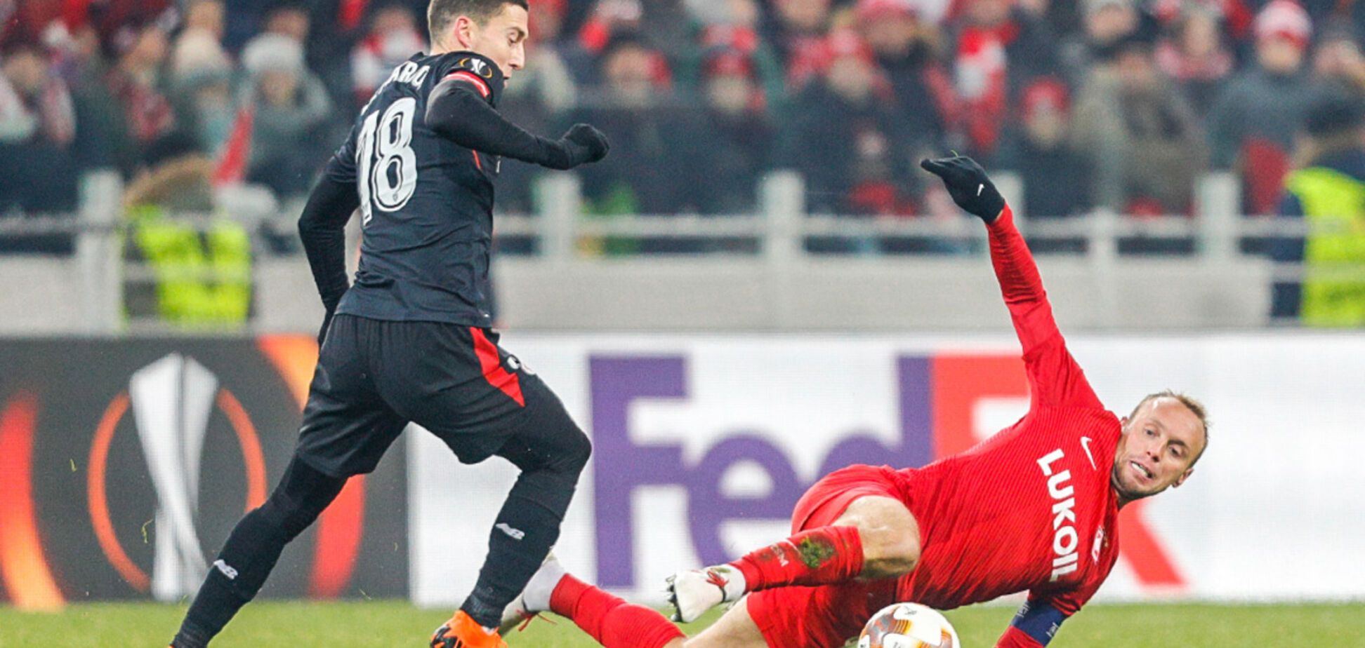 Унижение в Москве и ничья 'Динамо': результаты Лиги Европы 15 февраля