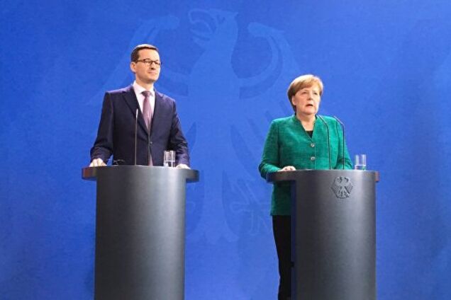 Газопровід в обхід України: прем'єр Польщі публічно посперечався із Меркель