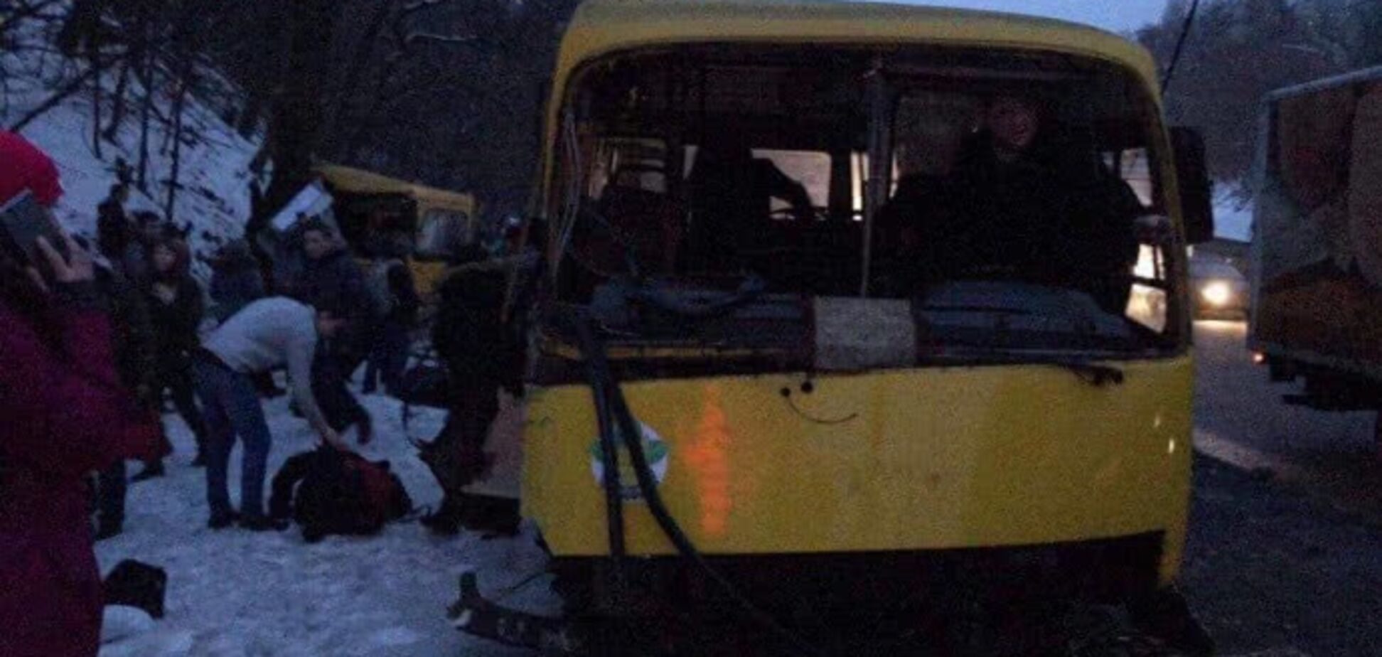 Масштабное ДТП с маршрутками в Киеве: появились подробности