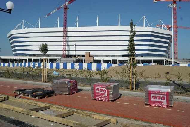 У Росії почав провалюватися під землю стадіон ЧС-2018