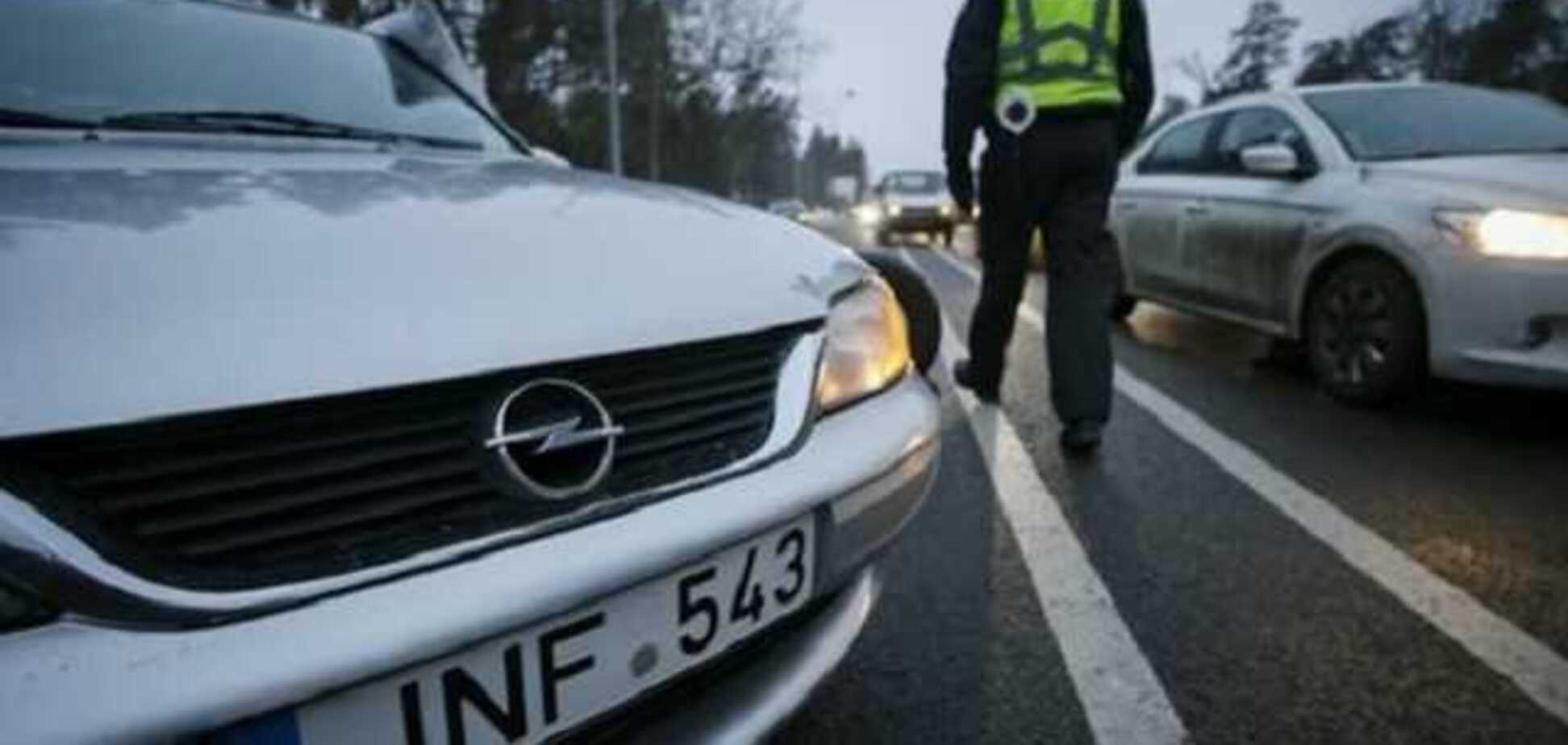 Авто на 'евробляхах' в Украине: стало известно, как наказывают водителей