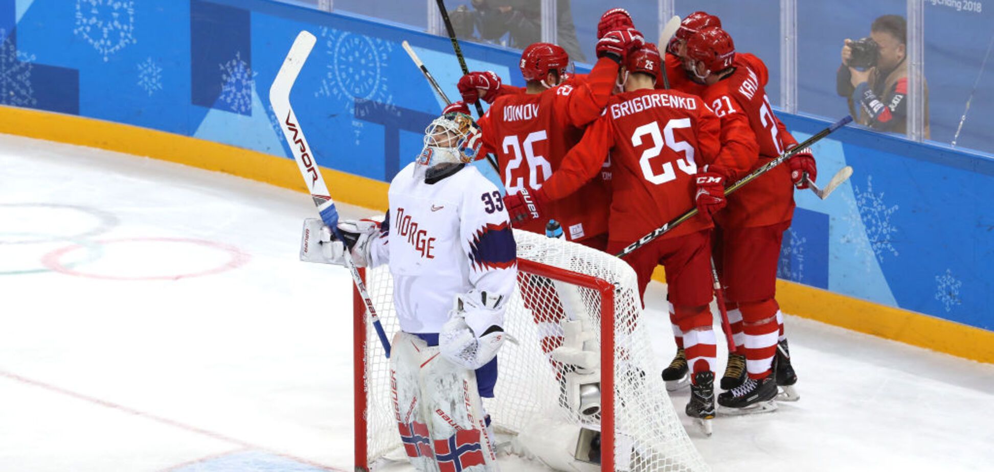 Російські хокеїсти вийшли до півфінала Олімпіади-2018 завдяки безглуздому курйозу: відео
