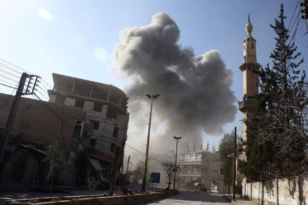 Сирія Бомбардування