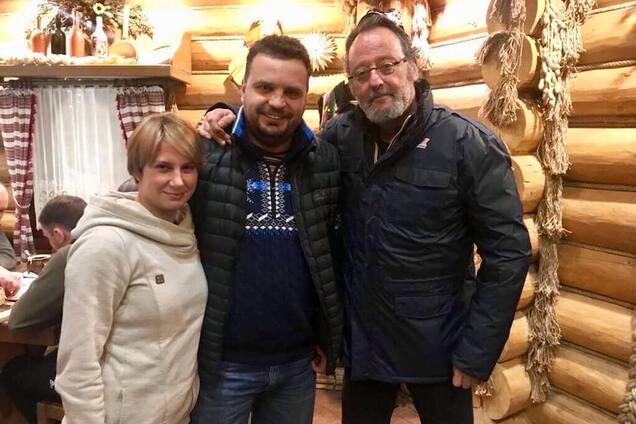 Жан Рено в Україні