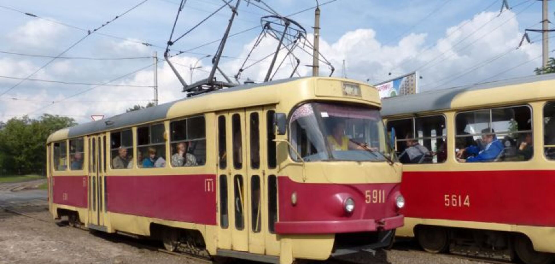 Киев трамваи