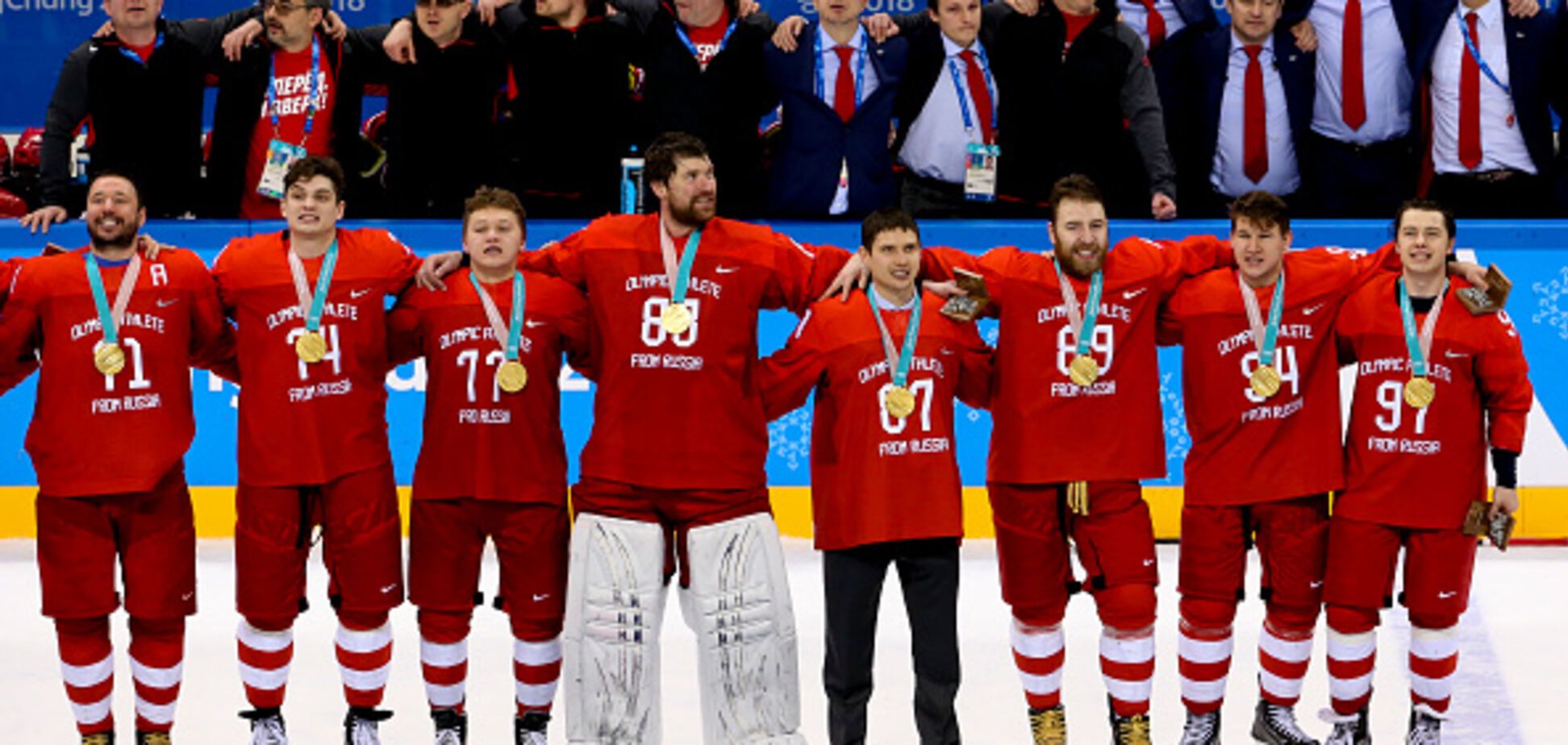 Росія у фіналі хокейного турніру на Олімпіаді 'наплювала' на МОК: опубліковано відео