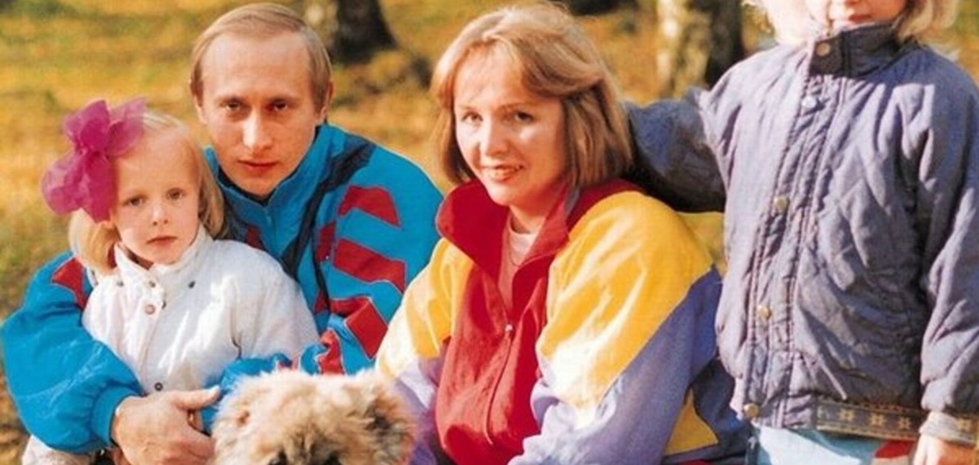 Владимир Путин с семьей