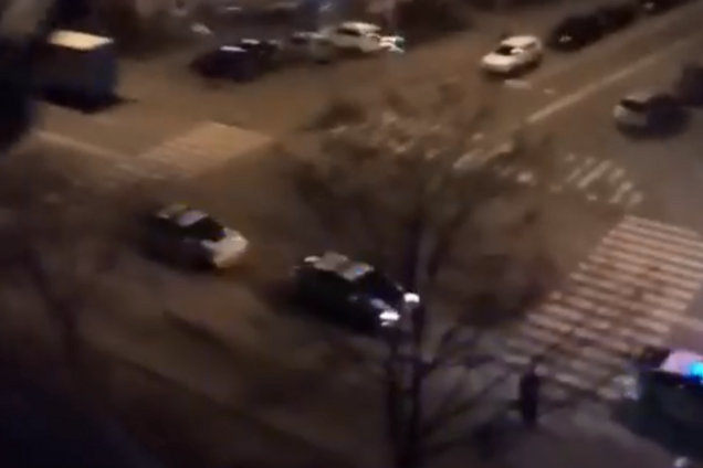 В Киеве произошла перестрелка: опубликовано видео с места ЧП