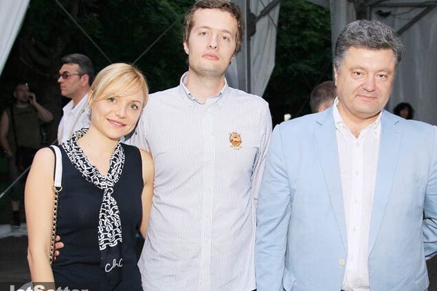 Порошенко с сыном и невесткой