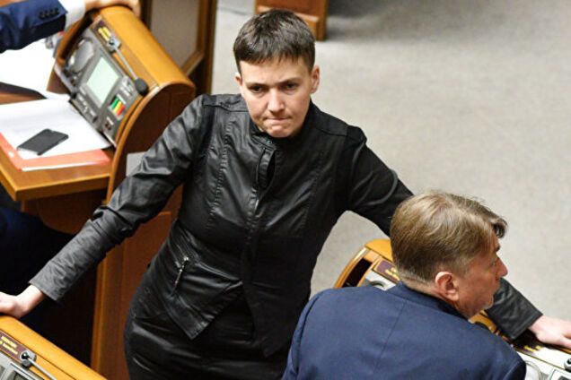 Ездившая к главарям 'Л/ДНР' Савченко голосовала за отмену 'реинтеграции Донбасса'
