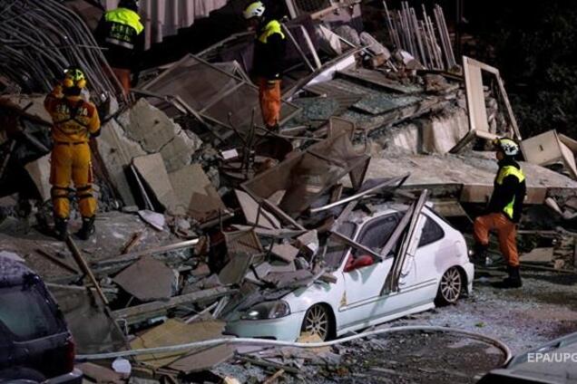 Землетрясение на Тайване: опубликовано жуткое видео последствий