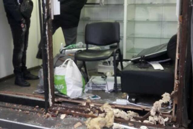 В Киеве возле радиорынка устроили погром