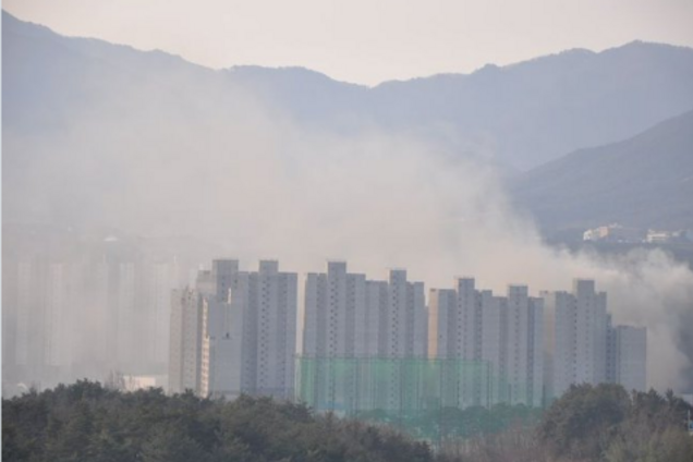 Игры-2018: возле Олимпийской деревни вспыхнул мощный пожар - появились фото