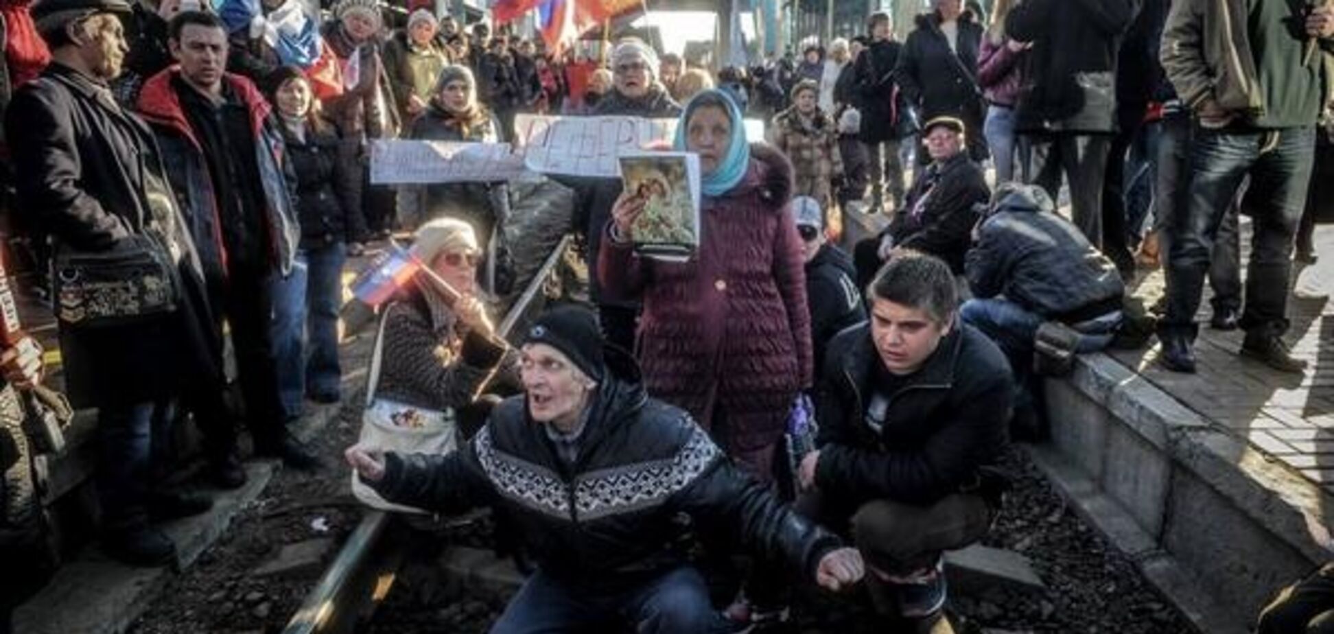 'Русский мир' в Донецке освободили от цивилизации 