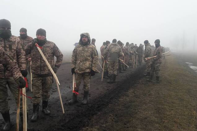 Военные на полигоне