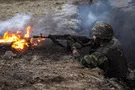 Донбасс АТО боец пожар