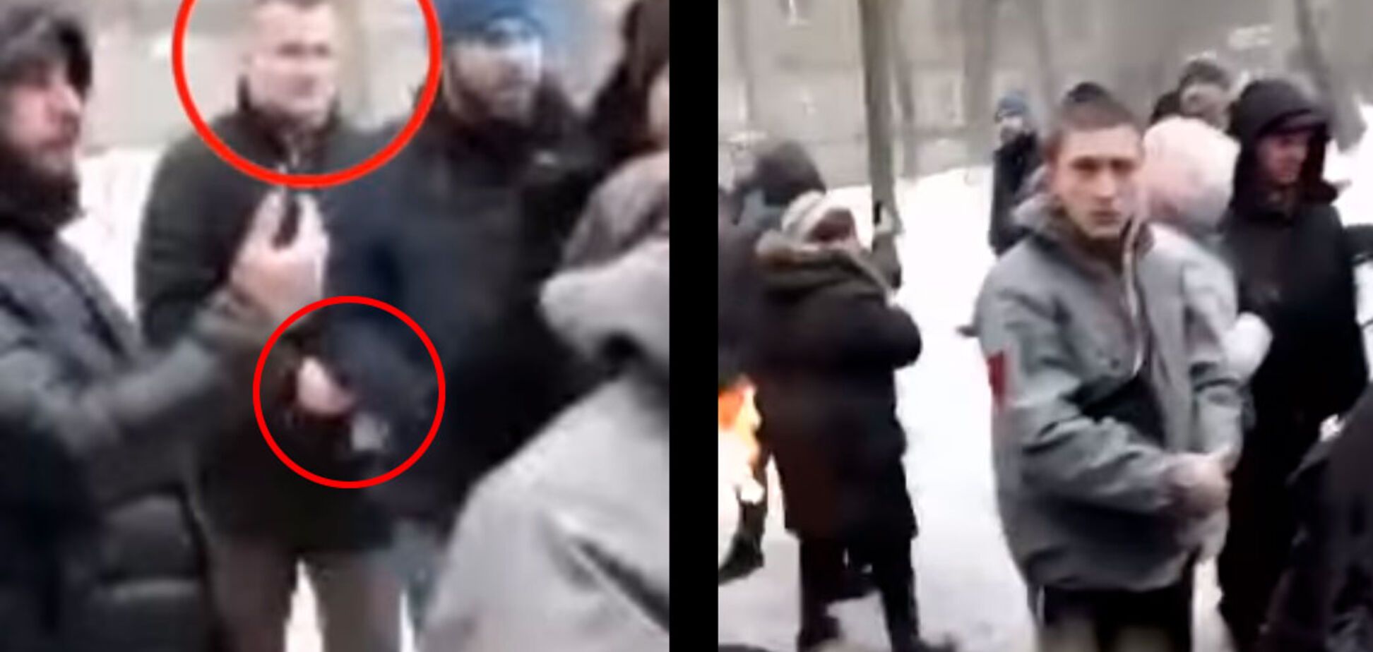 Появилось видео, как Левченко пытался сжечь заживо сотрудников коммунальных служб