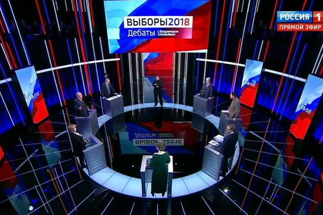 'Челюсть, с*ка, сломаю': конкурент Путина накинулся на журналиста во время дебатов