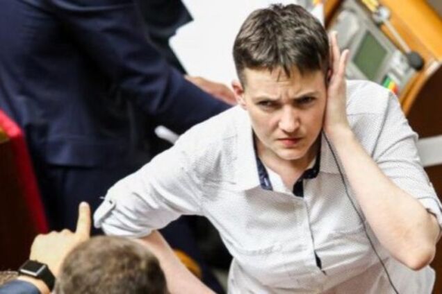 Савченко отрабатывает свою роль