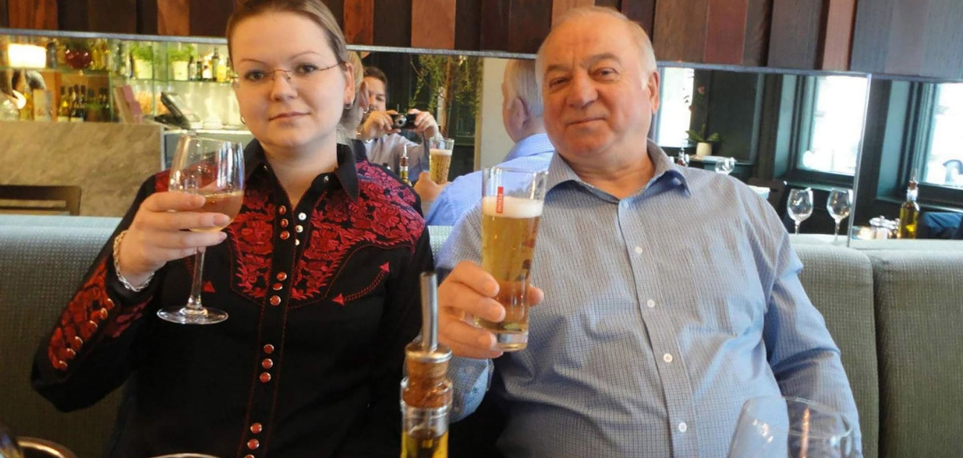 Сергей Скрипаль  с дочерью Юлией