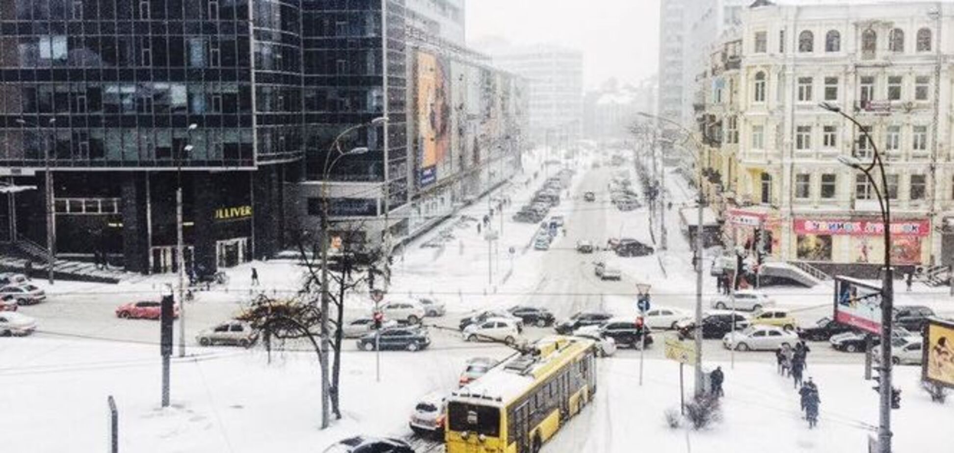 Снег в Киеве